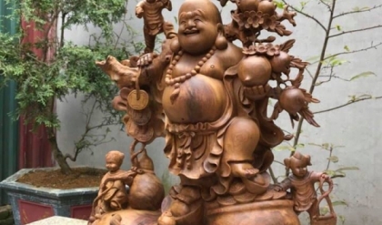 Tượng Phật Di Lặc - Biểu tượng cho sự vui vẻ và may mắn
